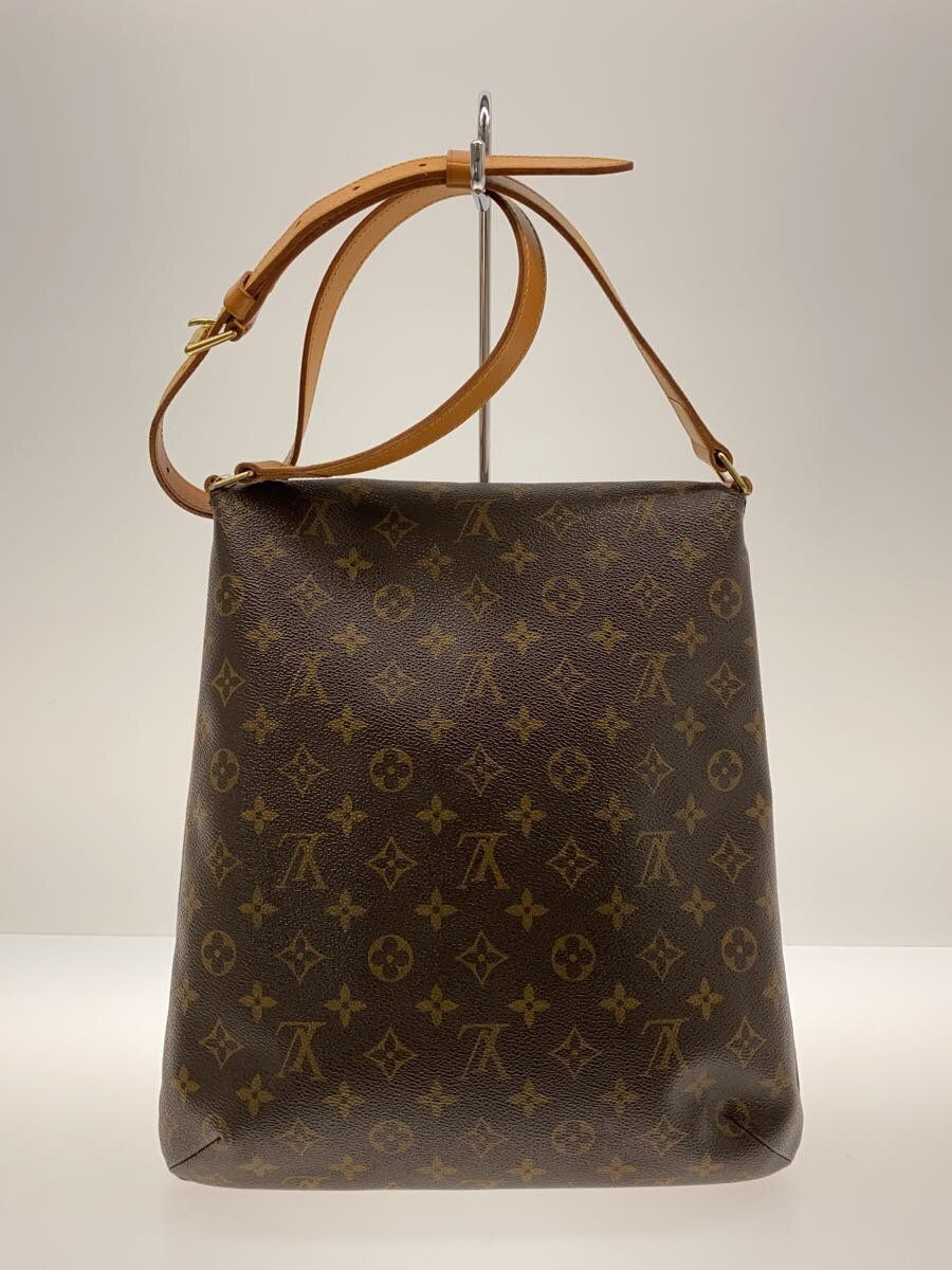 LOUIS VUITTON ミュゼット_モノグラム・キャンバス_BRW PVC ブラウン - メルカリ