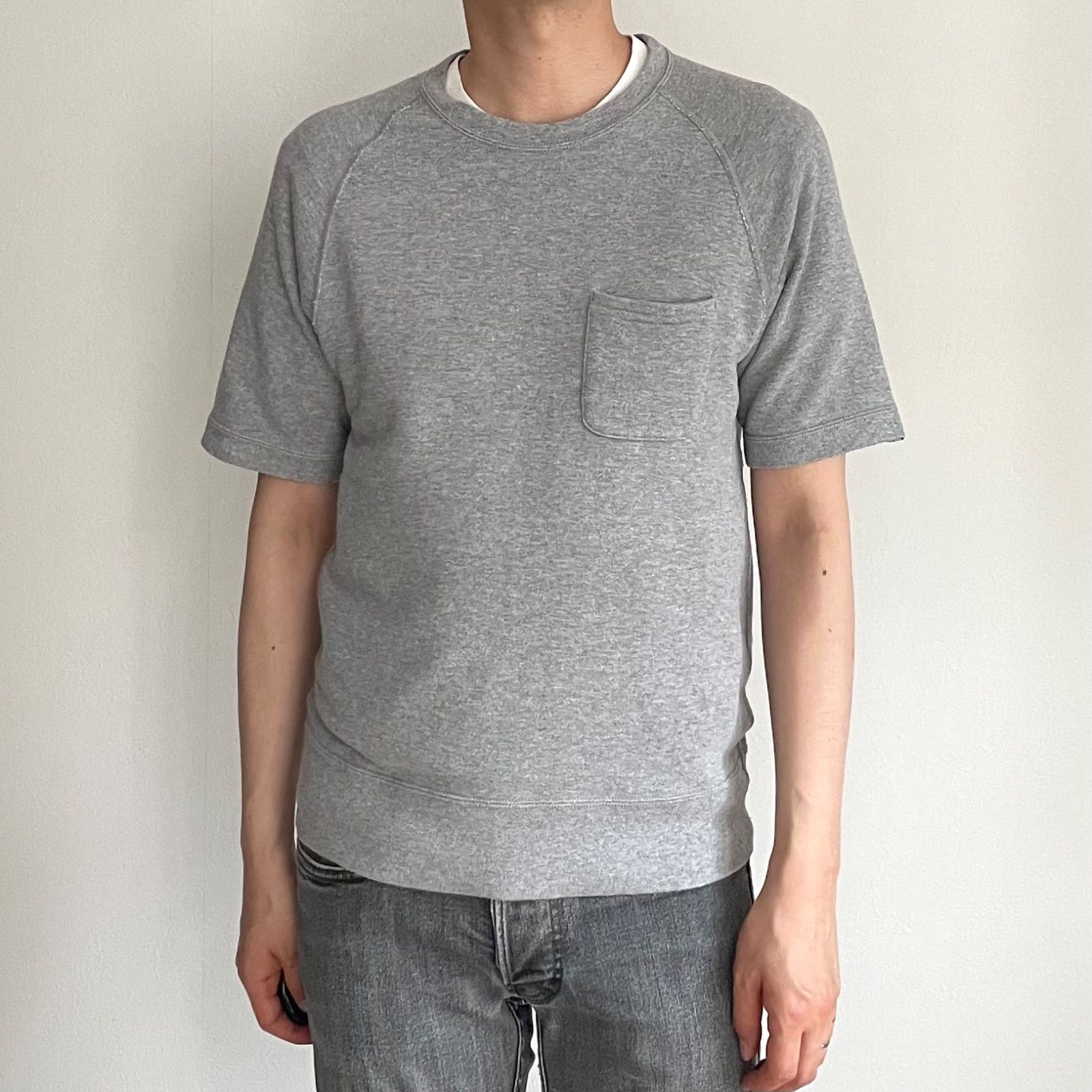 LOOPWHEELER / BEAMS PLUS 別注 半袖スウェット クルーネック T