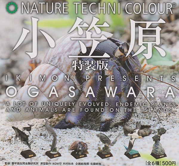 ネイチャーテクニカラー　小笠原　6種セット ガチャガチャ・カプセルトイ通販 サイドイン 本店 ネイチャー