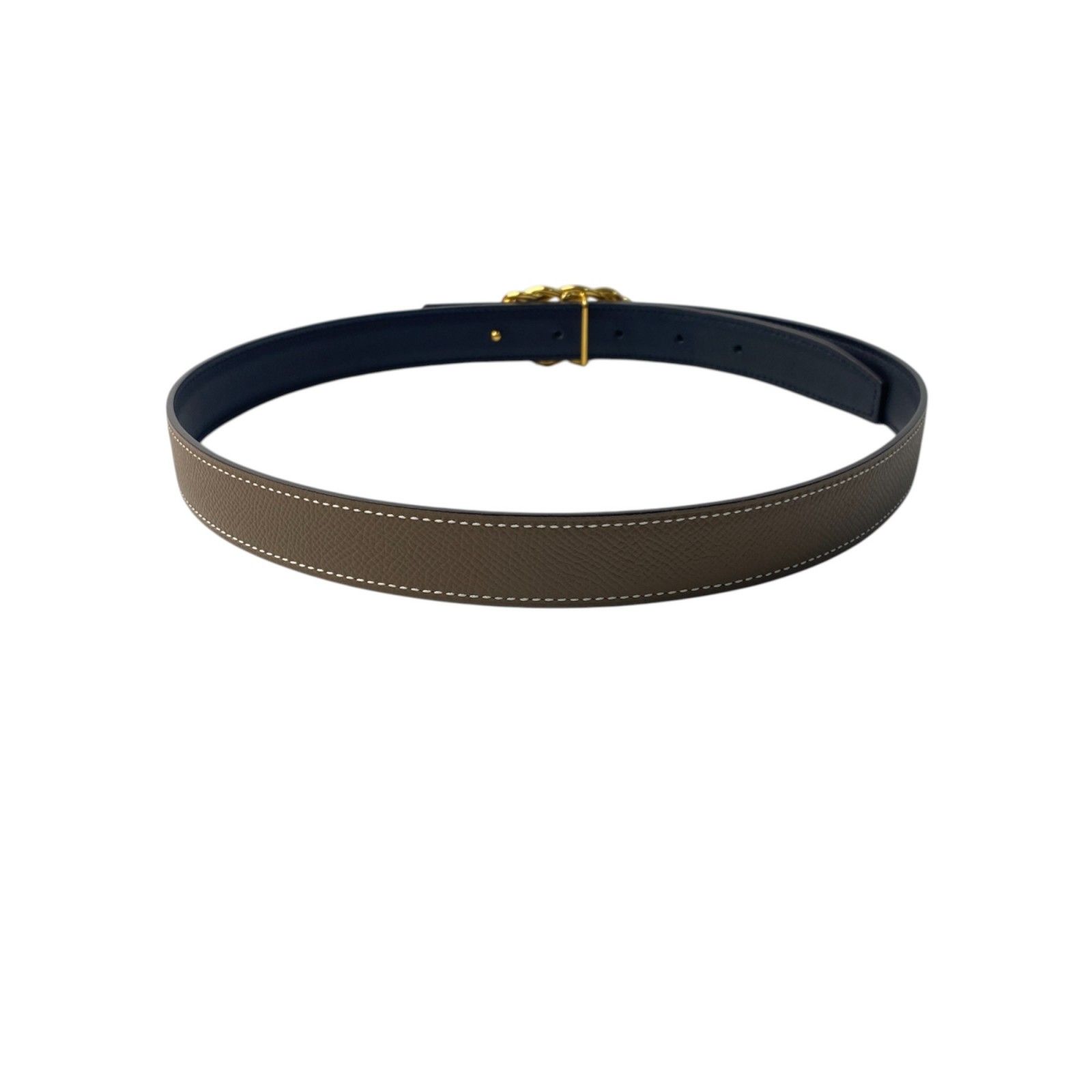エルメス HERMES アピ ベルト ゴールドバックル レディース エルメス HERMES アピ 85 ベルト □H刻印 オレンジ×ゴールド