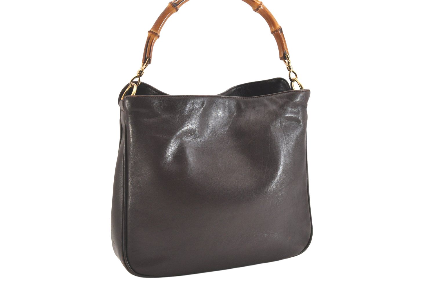 GUCCI グッチ バンブー ブラック 黒 ブラウン レザー 003 2265 0030 