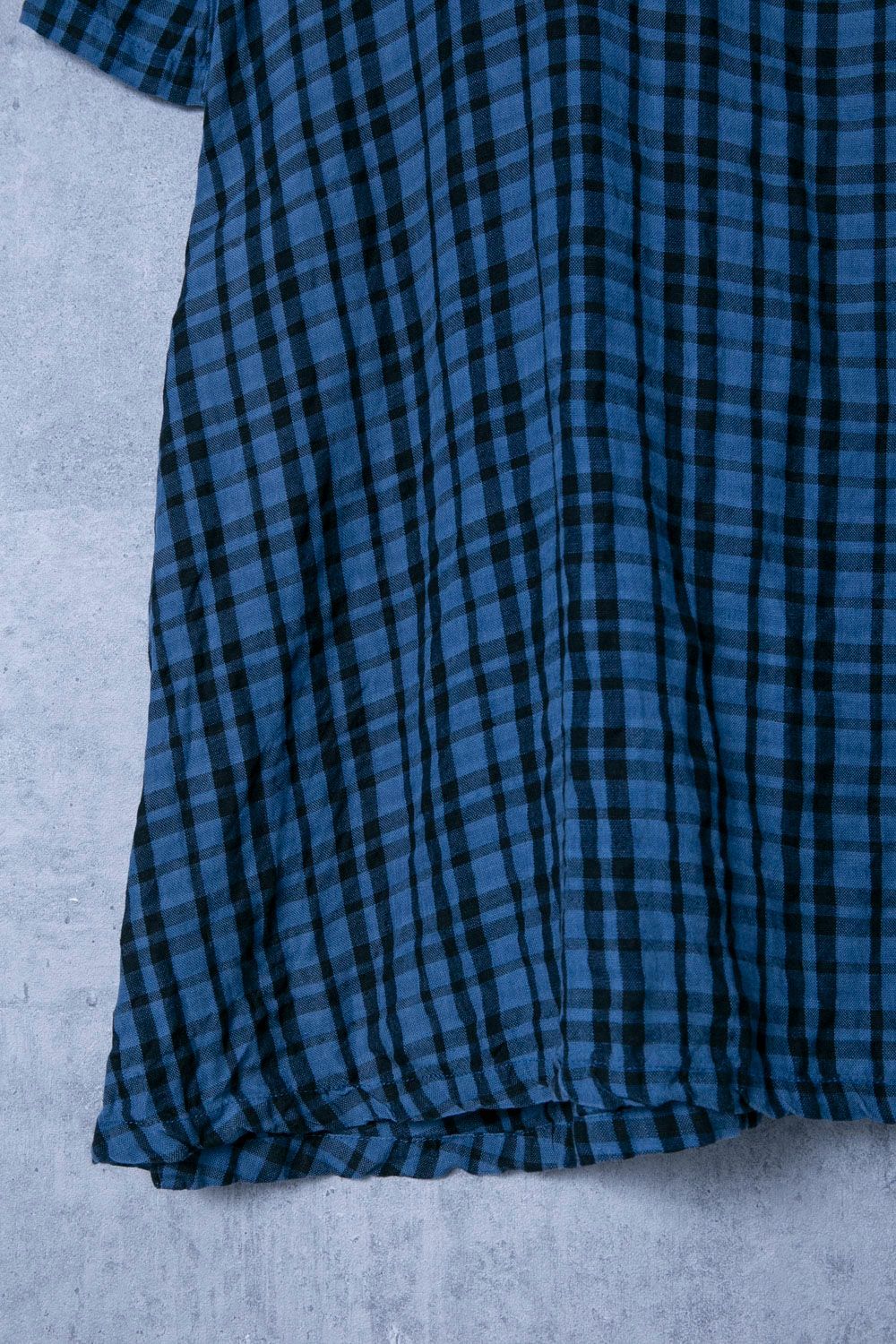 7/26本日限定お値下　fog linen work ギンガムチェックワンピース lwa805-93.jpg