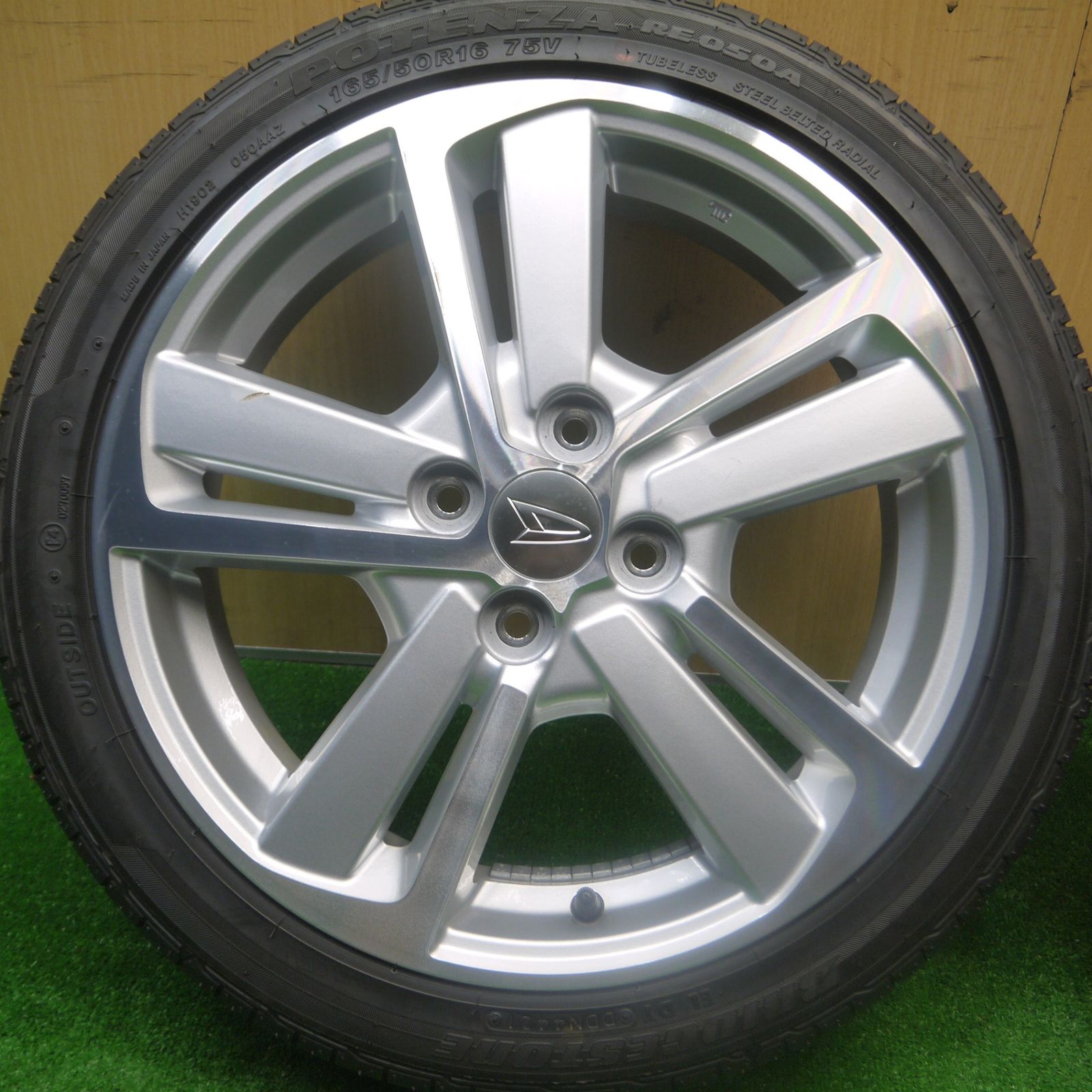 送料無料* 新車外し！21年☆ダイハツ コペン 純正 165/50R16 
