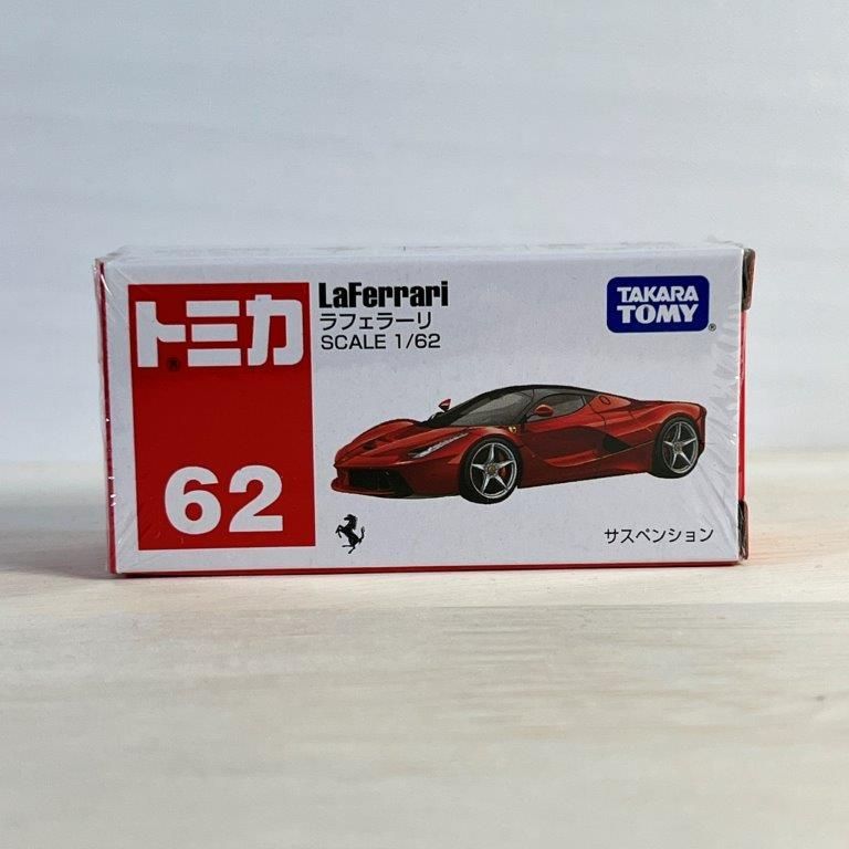 大特価!!】 タカラトミー TAKARA TOMY トミカ 62 ラフェラーリ 箱