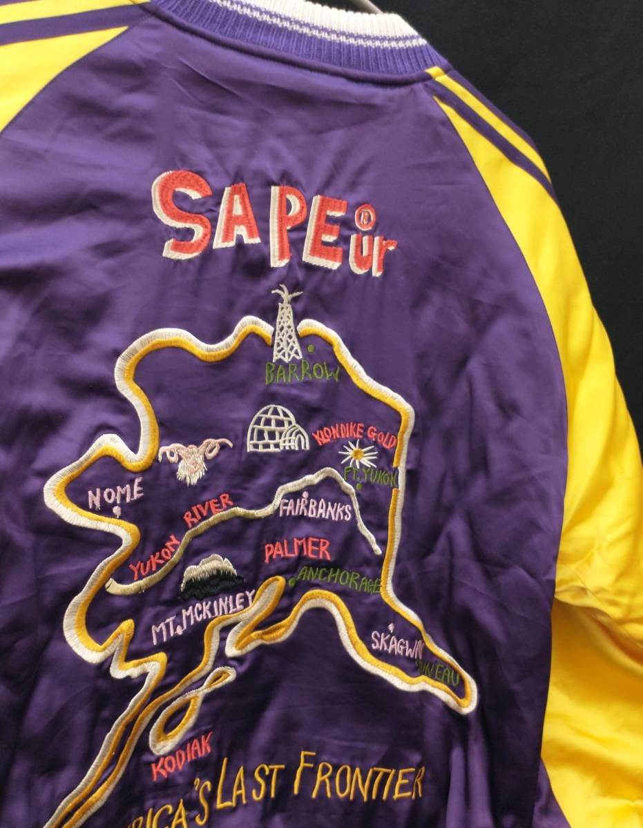 SAPEur® REVERSIBLE SOUVENIR JKT パープル/レッド SAPEur® REVERSIBLE SOUVENIR JKT パープル/レッド