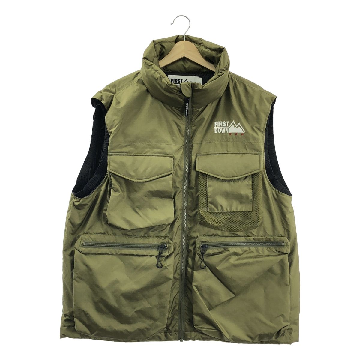 新品】 FIRST DOWN / ファーストダウン | MULTI POCKET DOWN VEST 