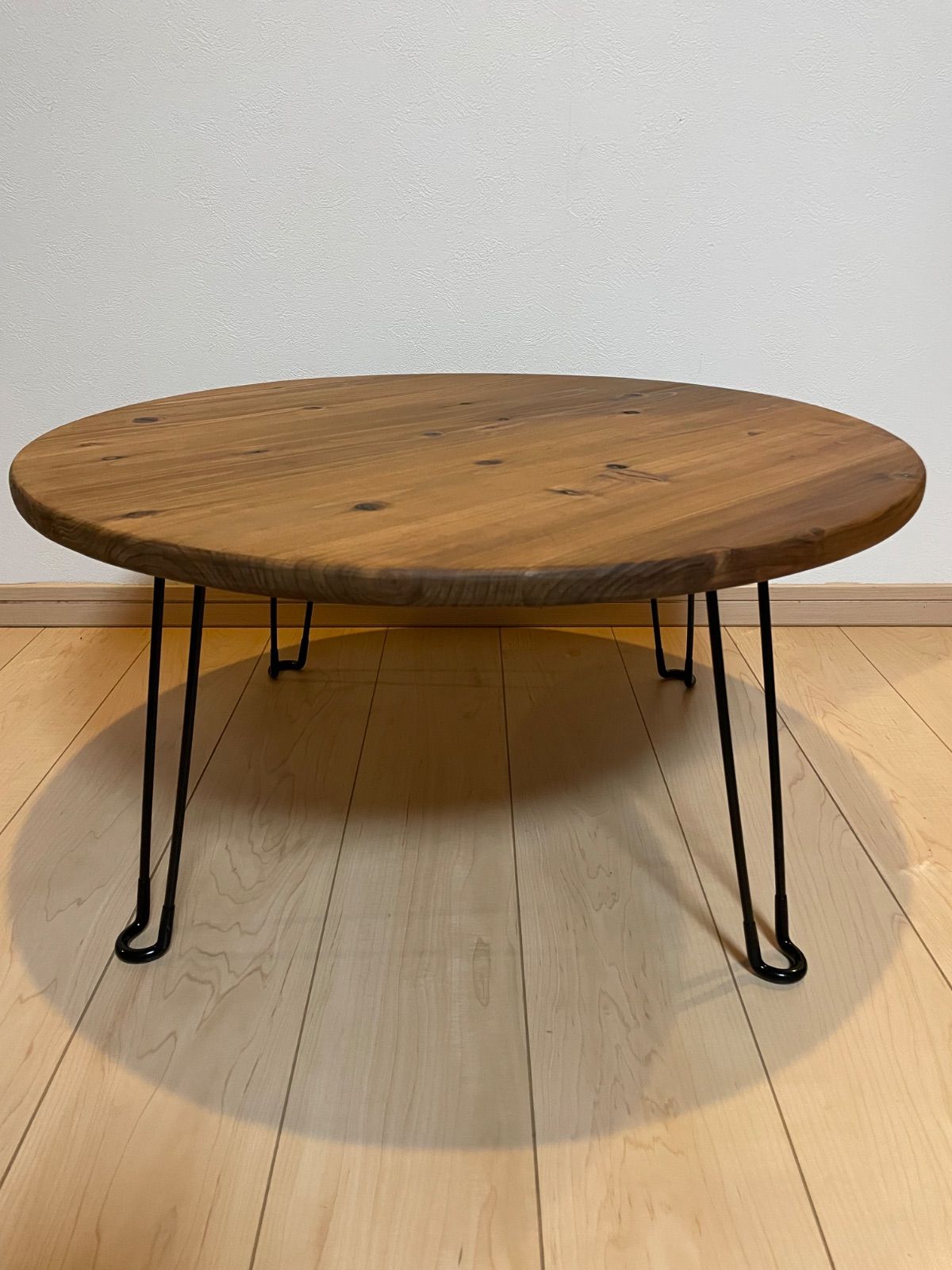 円卓 座卓 ちゃぶ台 丸テーブル 折りたたみ 80cm 円卓 ちゃぶ台