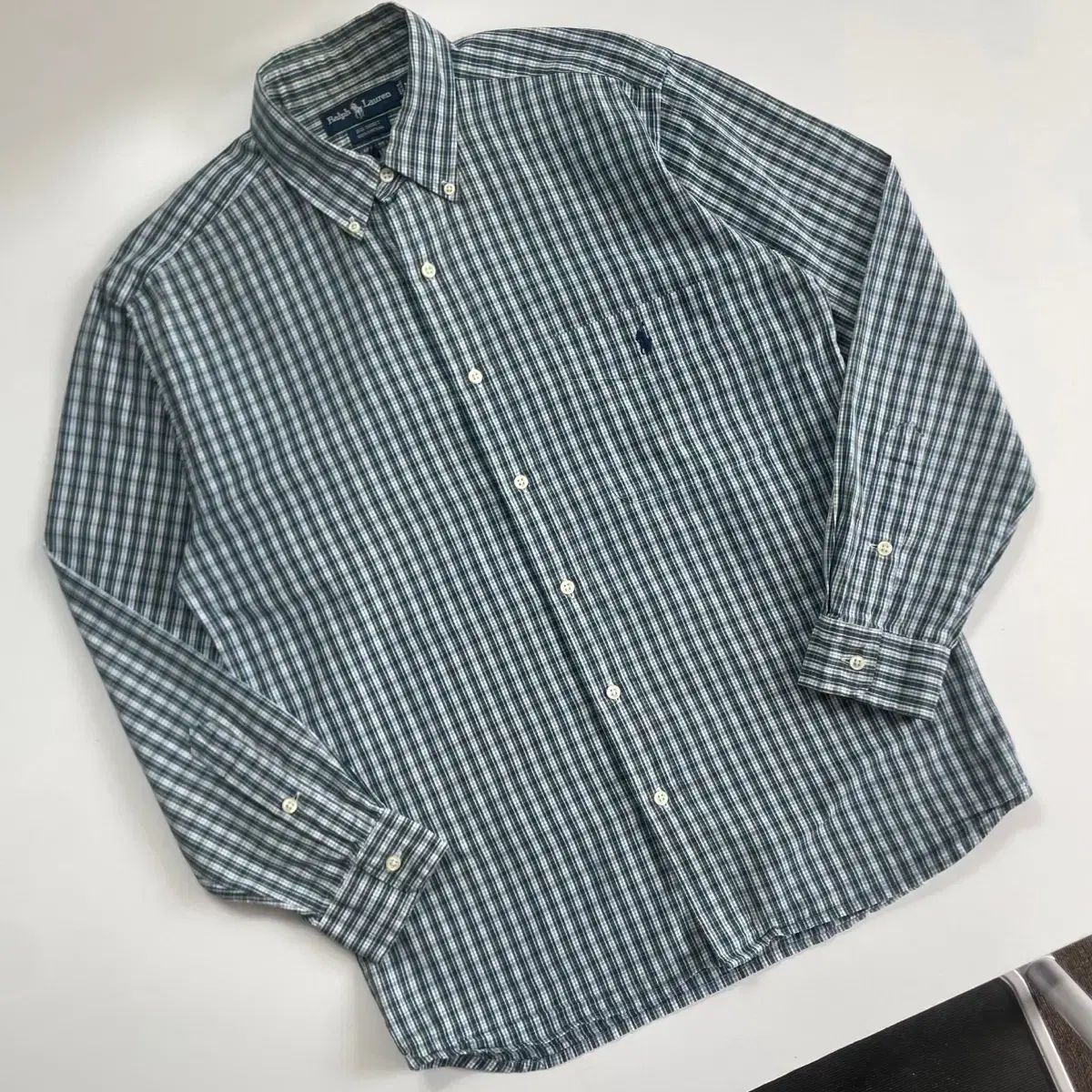 Polo ポロ Ralph Lauren ラルフローレン 刺繡 big ポケット シャツ