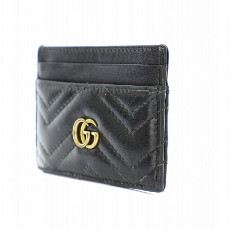 グッチ GUCCI GGマーモント カードケース 名刺入れ キルティング