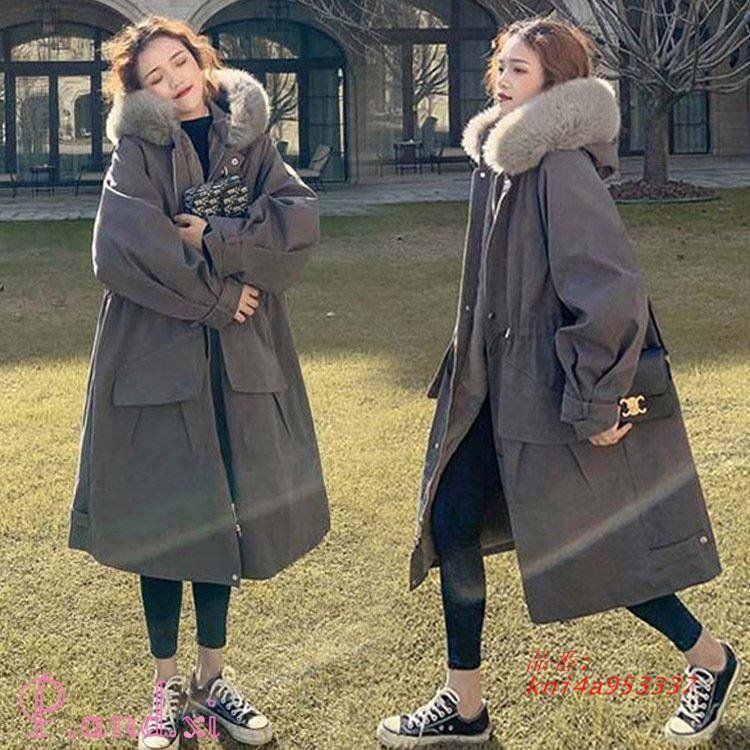 モッズコート 中綿ダウンコート レディース キルティングコート ロング丈バーカージャケット 秋冬 暖かい エコファーフード連れコートオシャレ カジュアル kni4a953337