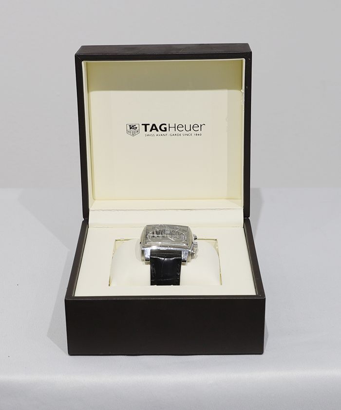 タグホイヤー モナコ クロノグラフ キャリバー12 自動巻きウォッチ腕時計-7
