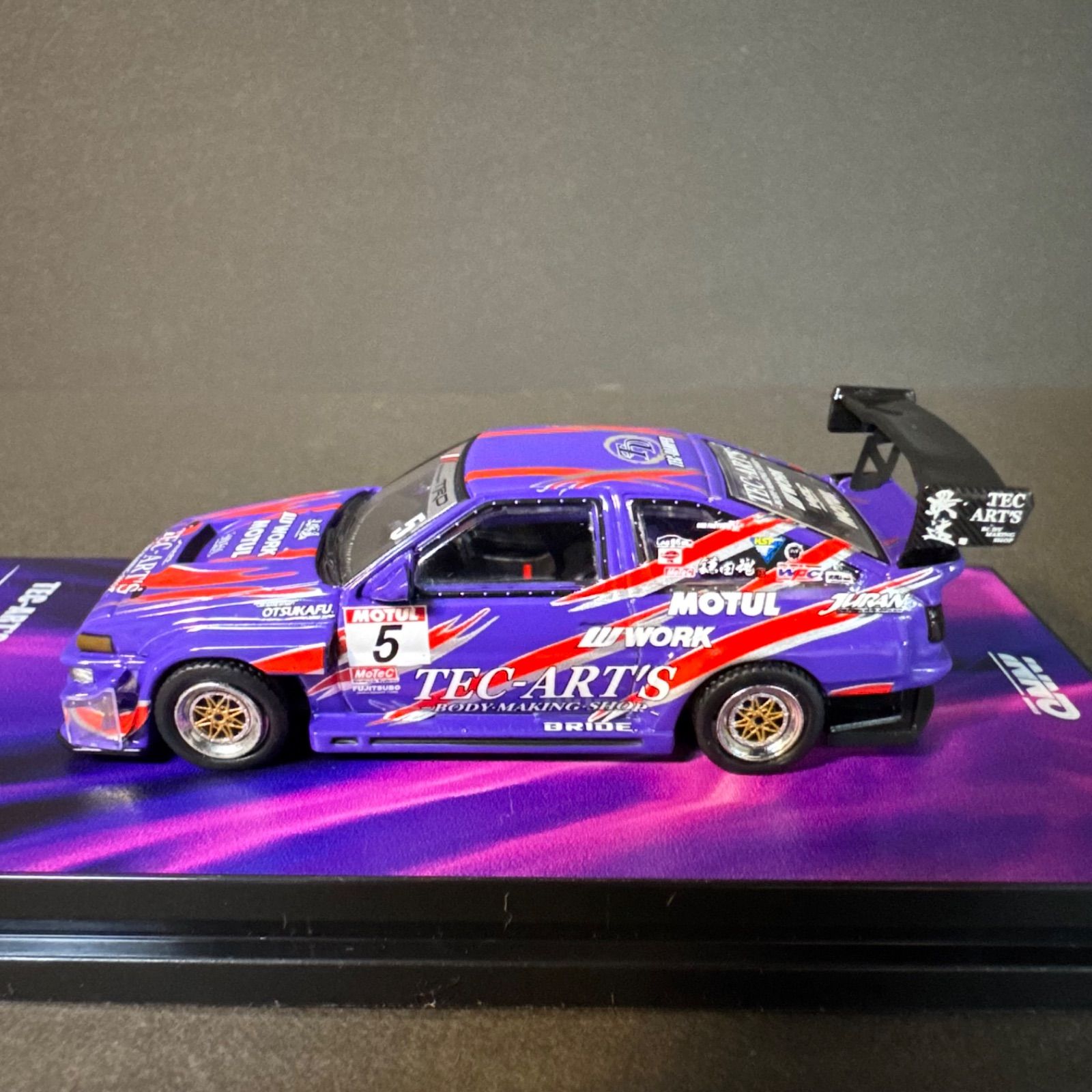 イノモデル トヨタ スプリンター トレノ AE86 テックアート マレーシア限定 Toyota スプリンター トレノ AE86 Tuned by `TEC-ART`S`TRACKERZ DAY