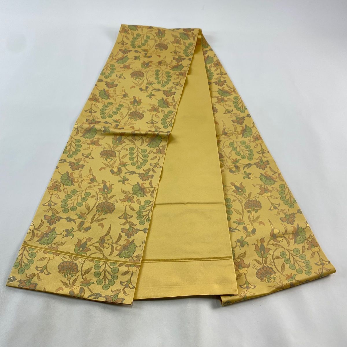 牛首紬 袋帯 グレー 波模様 牛首 波模様 袋帯 牛首紬 袋帯 グレー 波模様 - メルカリ