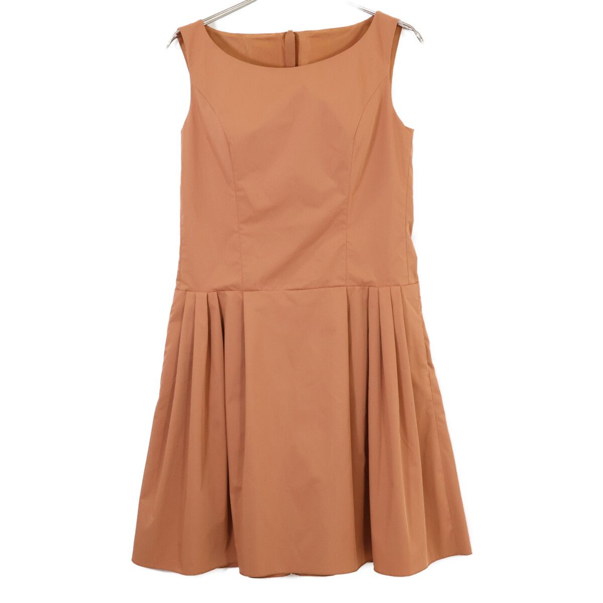 FOXEY NEW YORK フォクシーニューヨーク 29293 ﾌﾞﾗｳﾝ ﾉｰｽﾘｰﾌﾞ ﾌﾚｱ ﾜﾝﾋﾟｰｽ 40