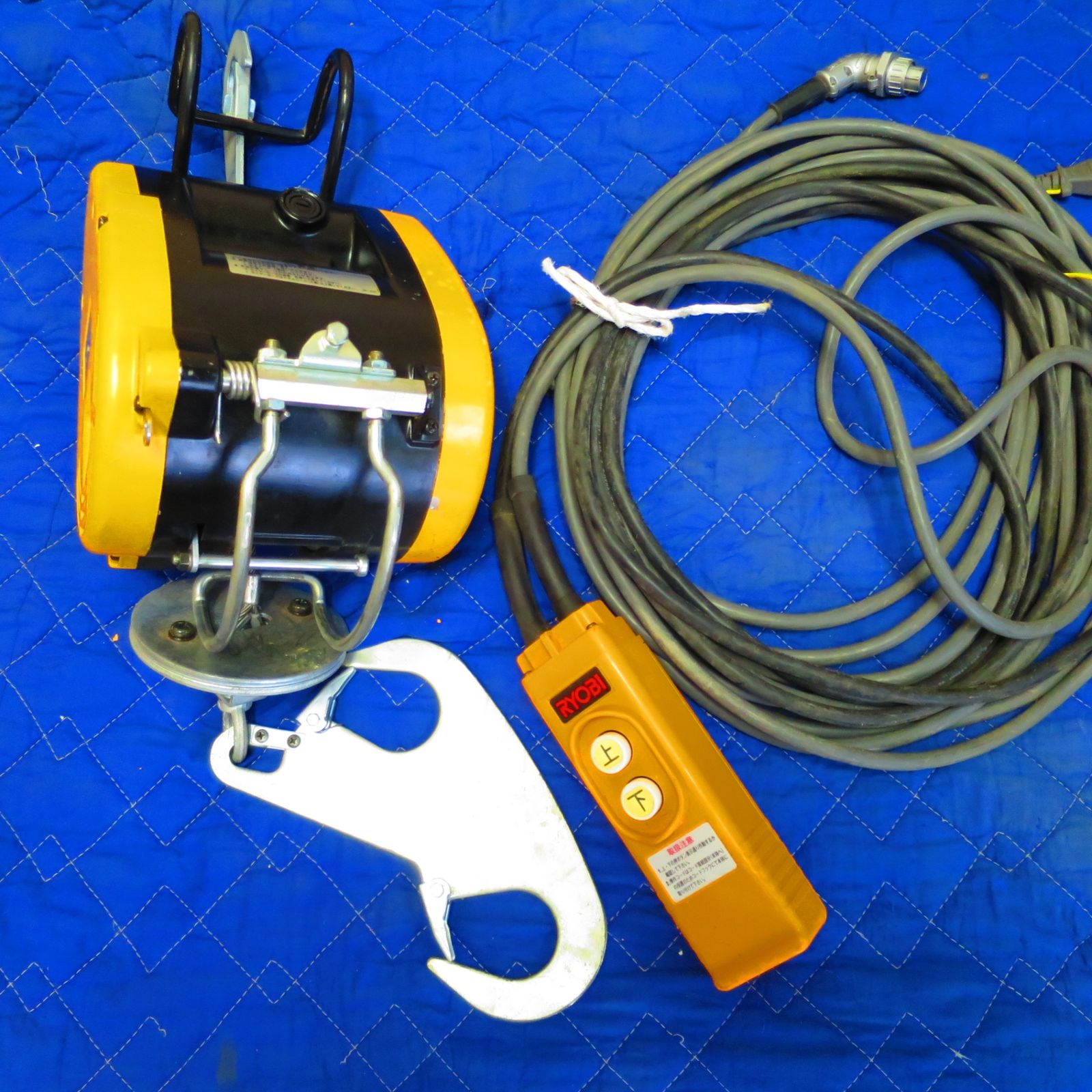 送料無料] ☆RYOBI リョービ 電動 ウインチ WI-61C 電動 工具 ウィンチ 