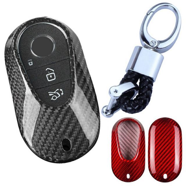 メルセデス ベンツ リアルカーボン製 高級 キーケース キーカバー Cクラス W206 S206 Eクラス W214 S214 GLC X254 C254 GT C192 Sクラス W223 SL R232 EQE V295 X294 EQS V297