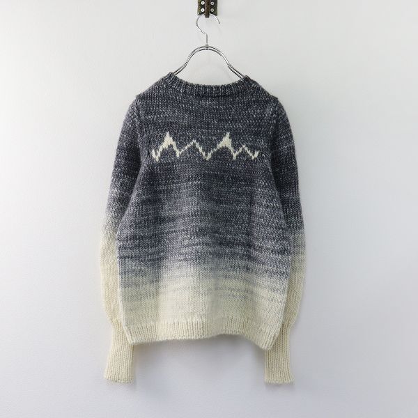 【定価6.6万】ミナペルホネン mina perhonen *join ニットプルオーバー*毛アルパカグレーセーター(25-2412-287)【51A52】 Bibian 比比昂- 【定価6.6万】ミナペルホネンmina perhonen