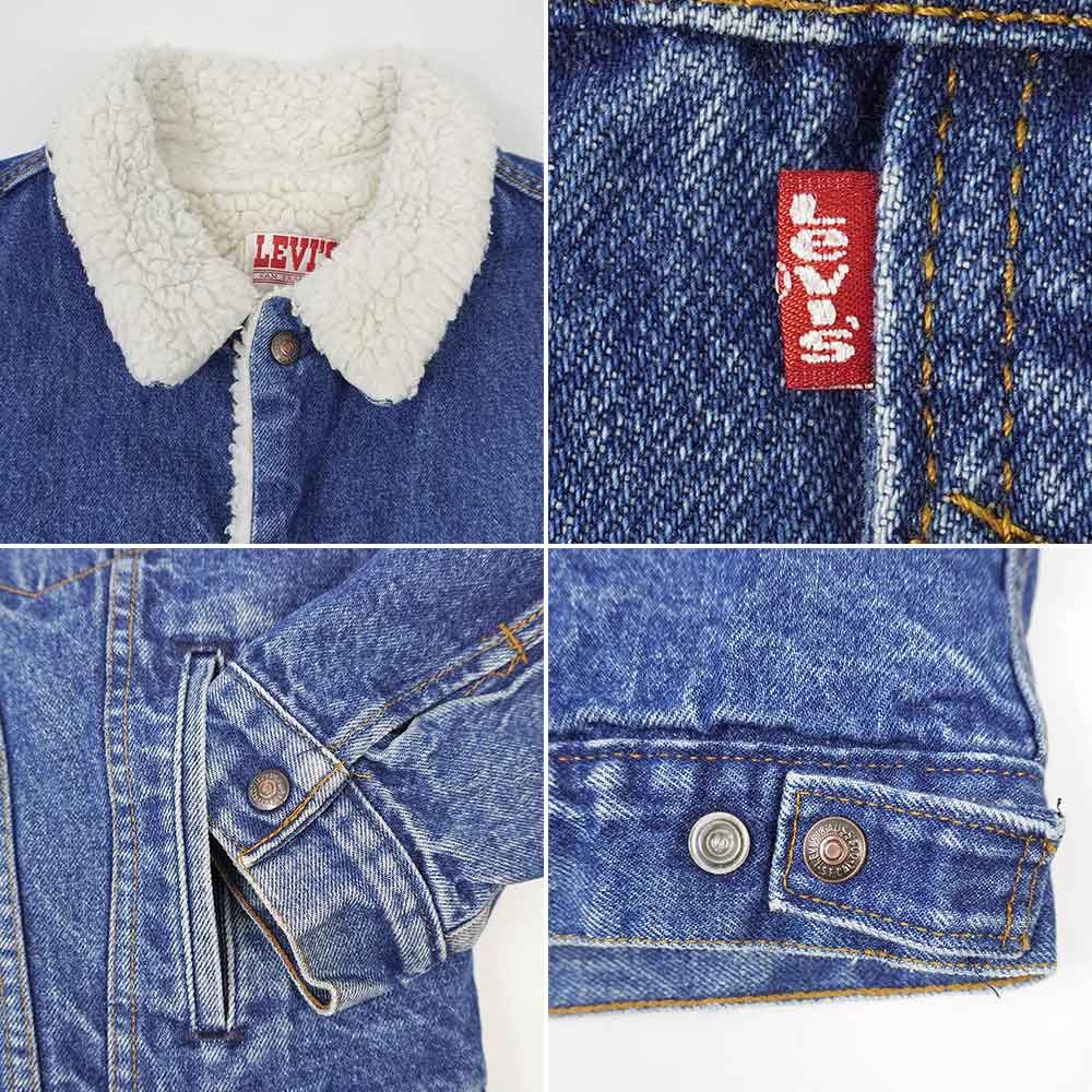 リーバイス Levi's 70's-80's ボア デニムジャケット 70505 リーバイス Levi's 80's 80年代 デニムボアジャケット MADE IN