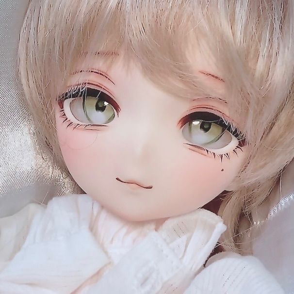 すずりっこ】 imomodoll miko カスタムヘッド にんまり泣きぼくろさん