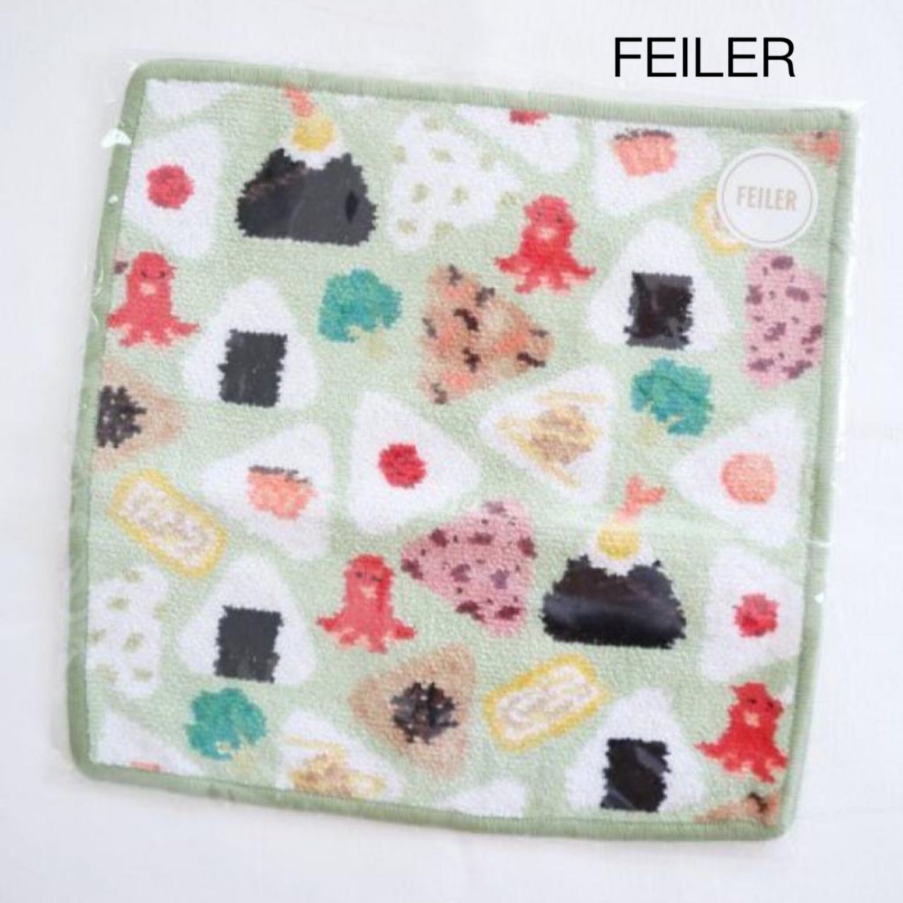 未使用】 ☆FEILER フェイラー ベントウグリーン ハンカチ 2023