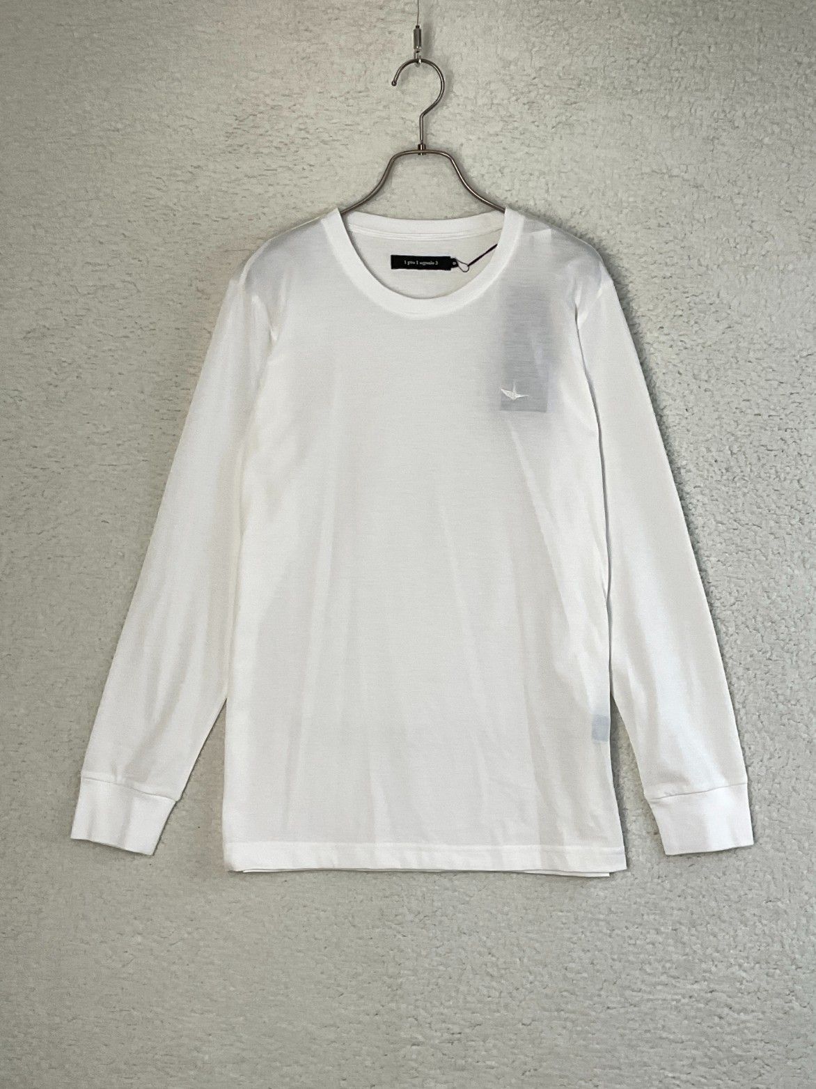 【未使用品】1PIU1UGUALE3 胸刺繍ロゴプリントカットソー サイズ6 未使用品】1PIU1UGUALE3 胸刺繍ロゴプリントカットソー サイズ6