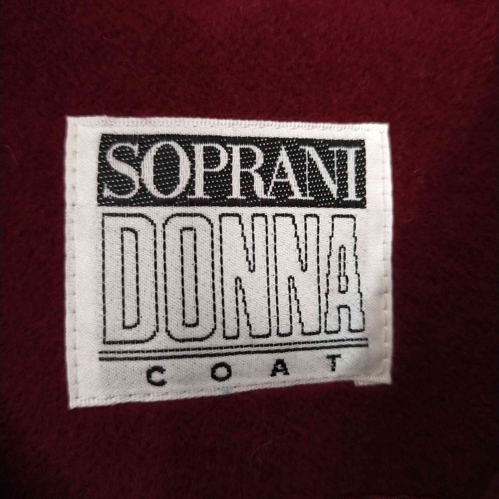 ソプラーニドンナ SOPRANI DONNA アンゴラウール ショールカラーロング