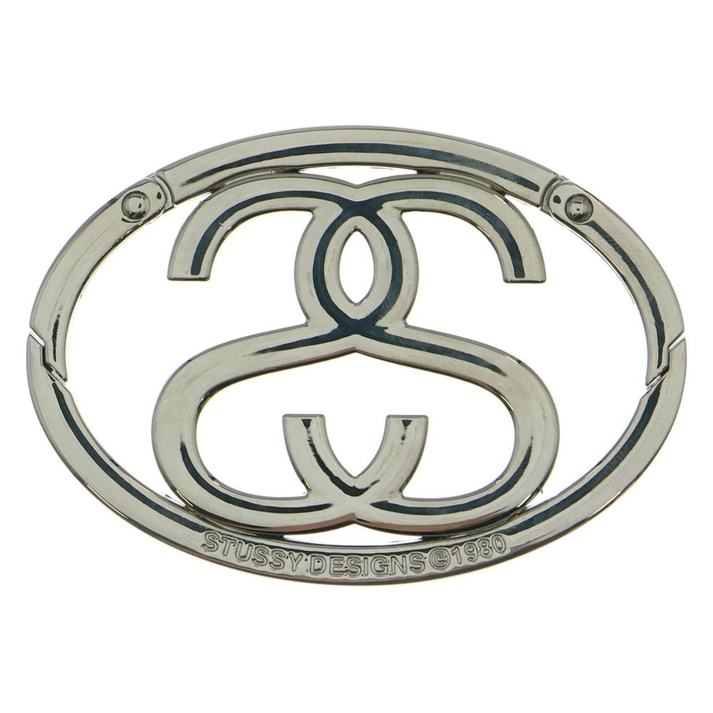 STUSSY ステューシー SS LINK CARABINER SSリンク カラビナ キーホルダー シルバー