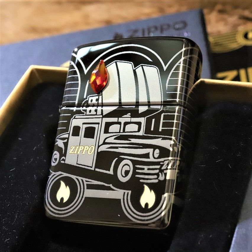 限定アーマー ZIPPO CAR 75周年記念モデル インナーゴールド 金 世界