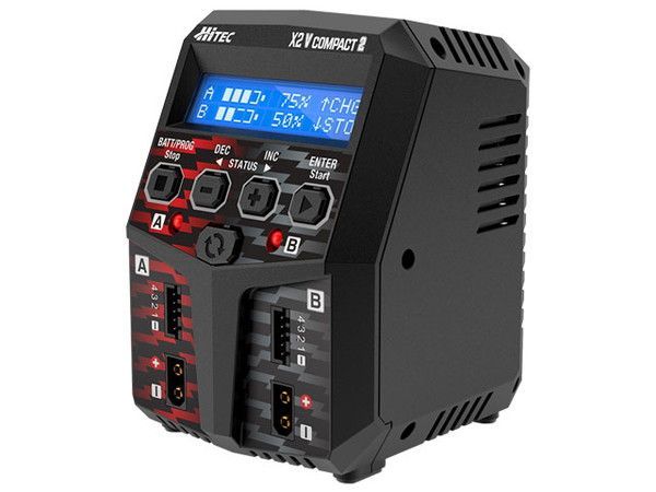 HiTEC AC Balance charger X2 Vertical Compact 2 AC充電器 44363 佐川急便