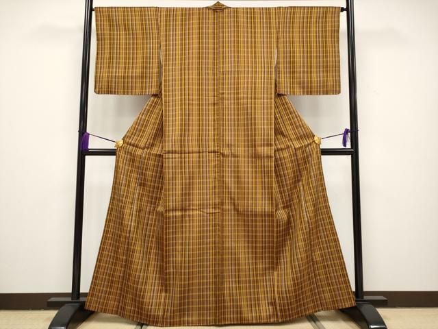 平和屋本店■極上　本場黄八丈　まるまなこ　紬　逸品　CYAA1629s5 平和屋本店□極上 本場黄八丈 まるまなこ 紬 逸品 CYAA1629s5 - メルカリ