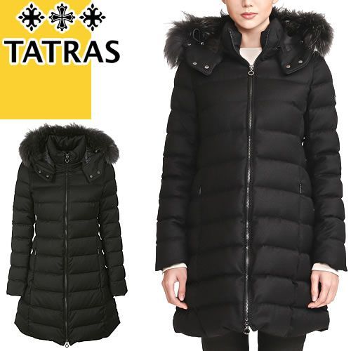 タトラス ラビアナ TATRAS LAVIANA ダウンコート ダウンジャケット レディース フード付き ラクーンファー ウール 撥水 大きいサイズ  ブランド 黒 ブラック LTAT22A4571-D - メルカリ