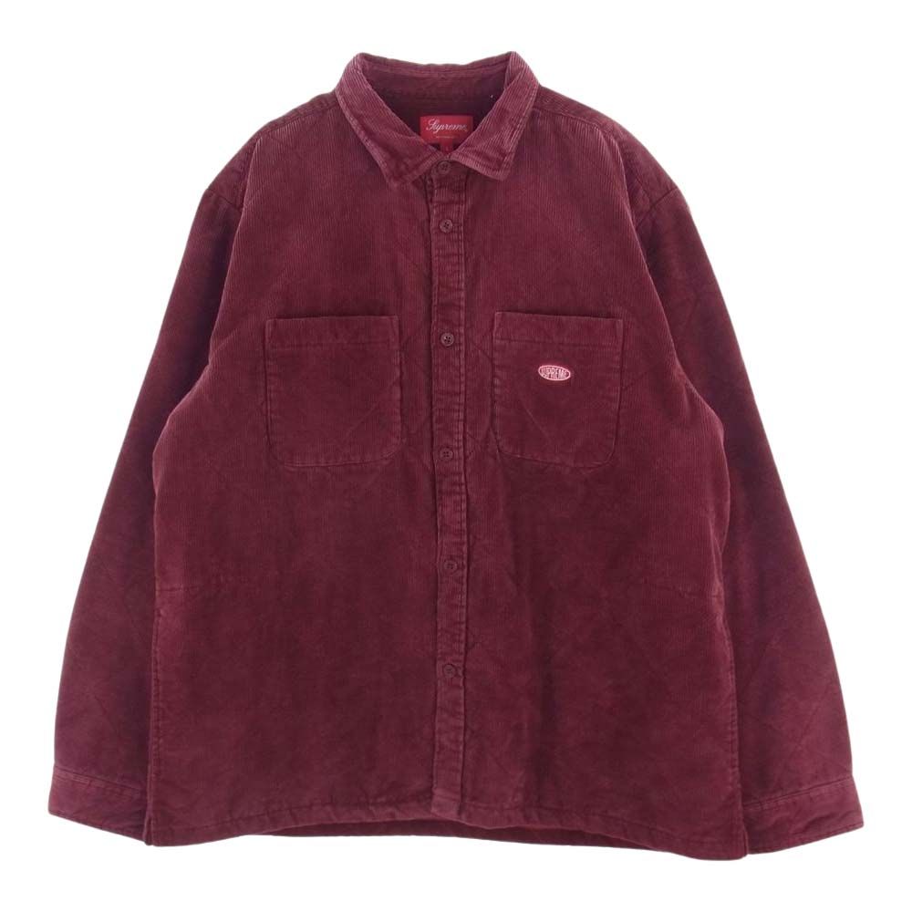 Supreme シュプリーム ジャケット 22AW Quilted Corduroy Shirt