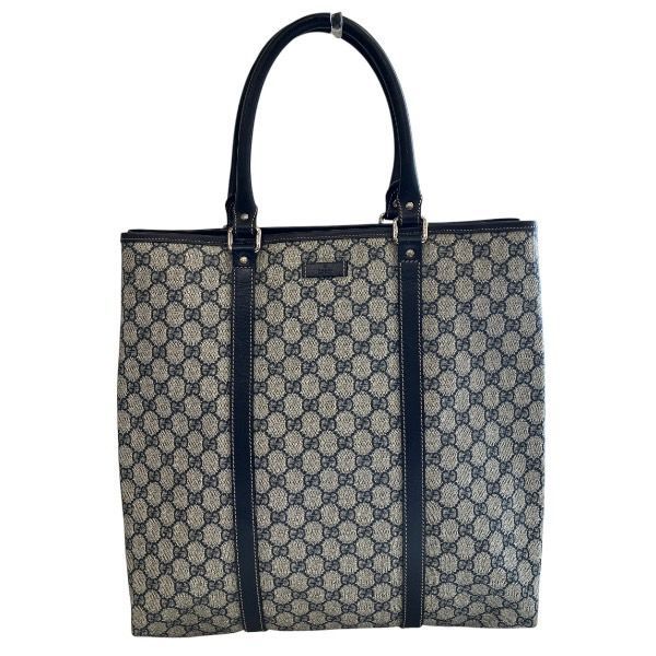 グッチ GUCCI GGスプリーム 223668 PVC×レザー バッグ トートバッグ レディース
