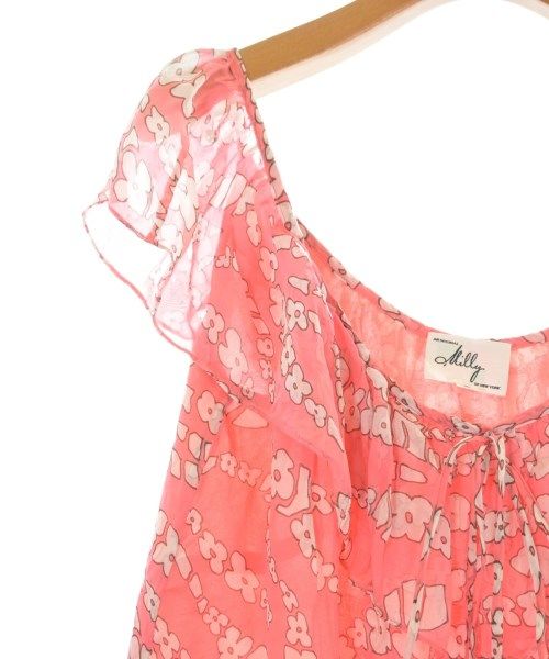 Milly - Milly ミリー ブラウス F 黒xピンクx青紫 【古着】【中古】 Milly ブラウス レディース 【古着】【中古】【送料無料