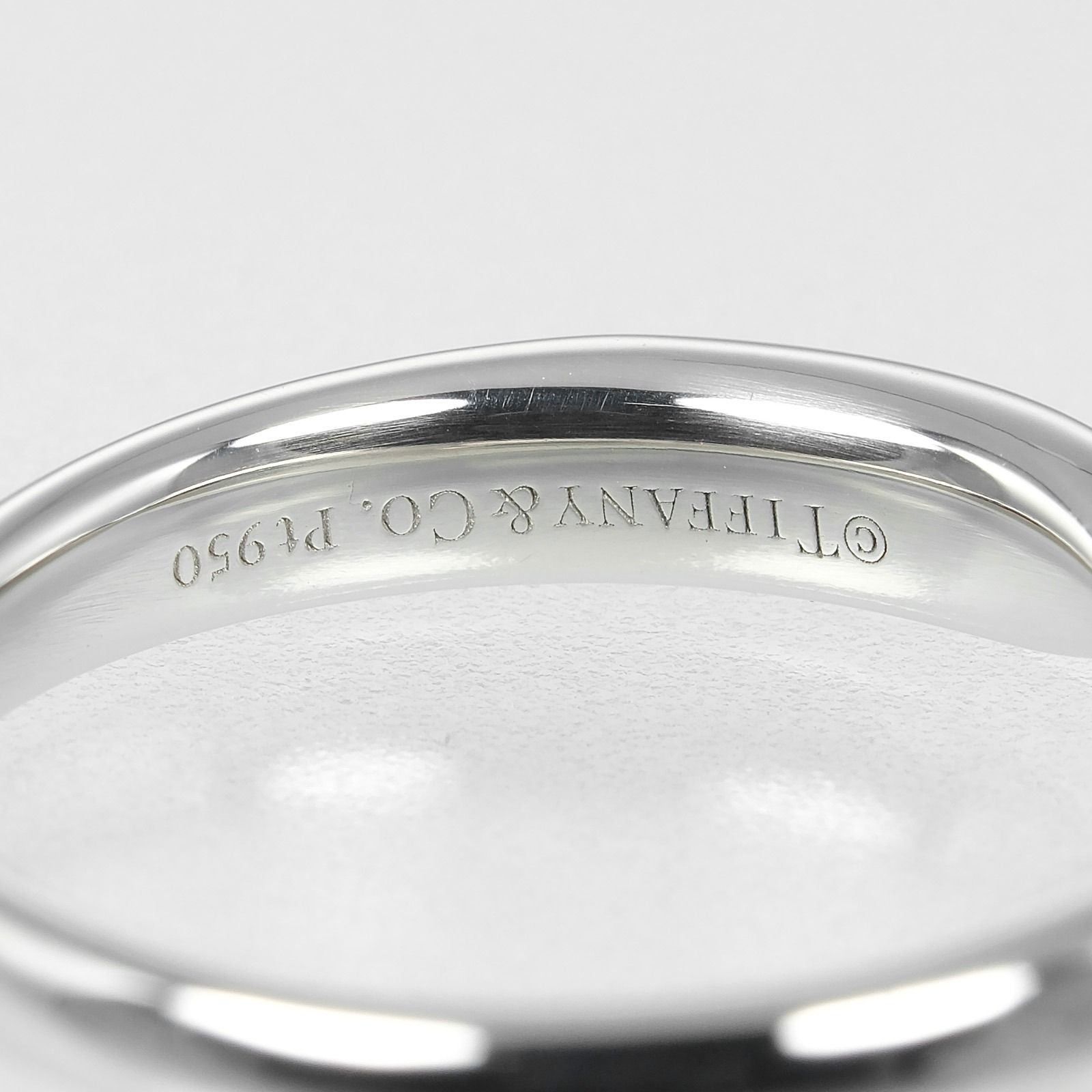ティファニー Pt950　プラチナリング　指輪 TIFFANY&Co.】ティファニー ハーモニー Pt950プラチナ 6.5号