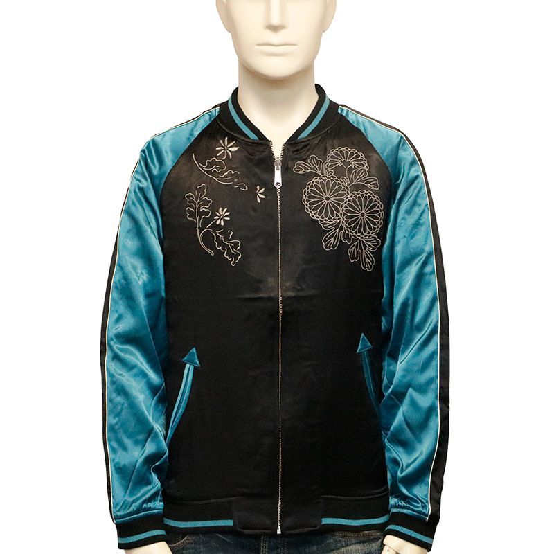 今昔 -KON-JAKU- 神羅万象九尾狐 柄 刺繍 リバーシブル