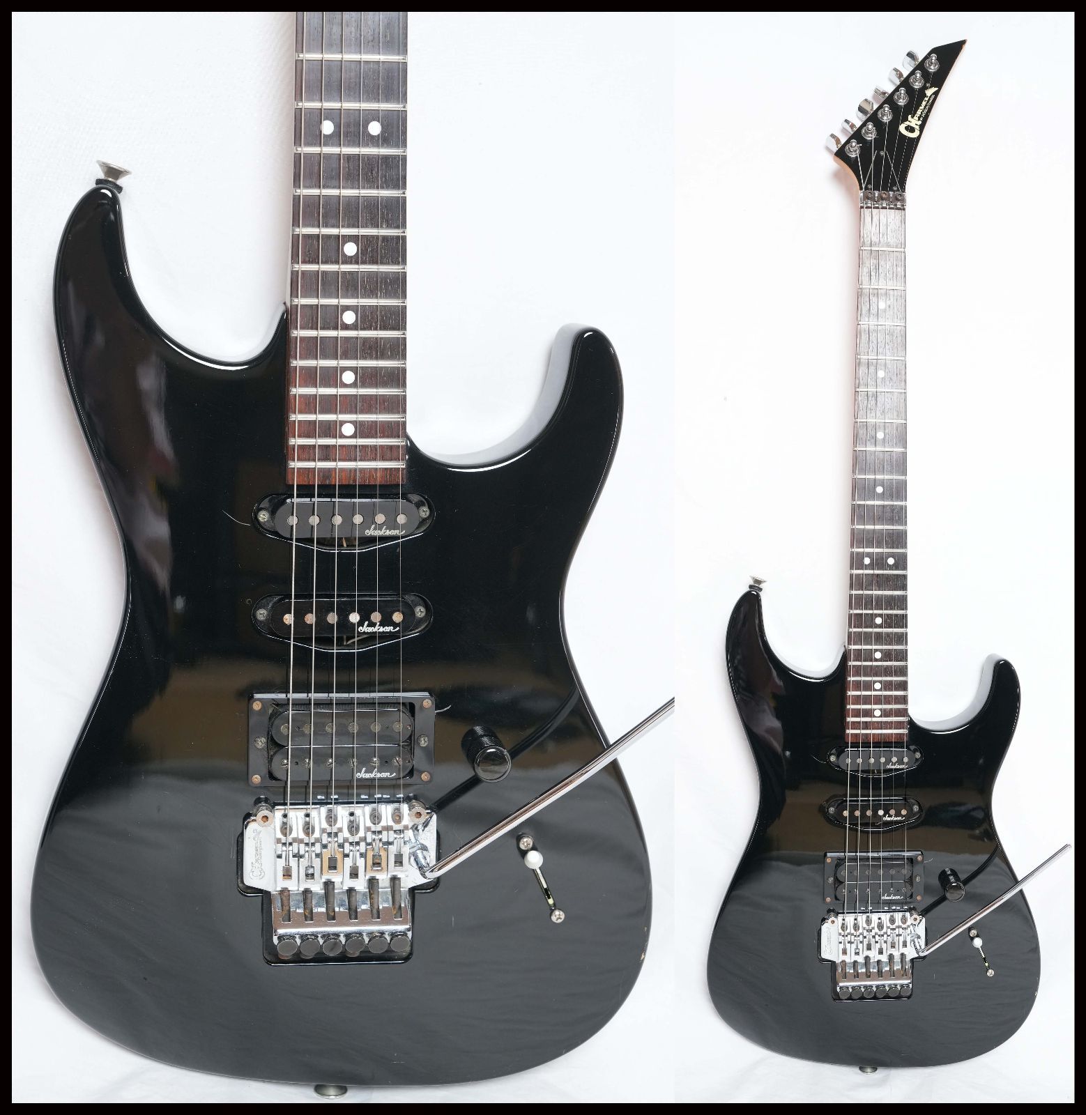 衝撃の激安コスパ・掘り出し物も BLK Jackson☆DK-055-SSH by ☆Charvel DINKY シャーベル 90年代 ギター