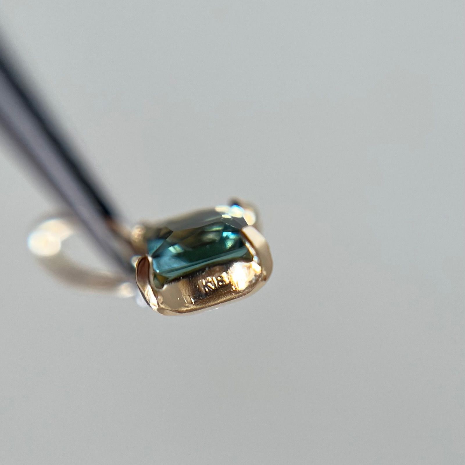 期間限定‼️希少✨K18 インディゴライト ブルートルマリン リング インディゴライトトルマリン(ブルートルマリン) 1.1ct