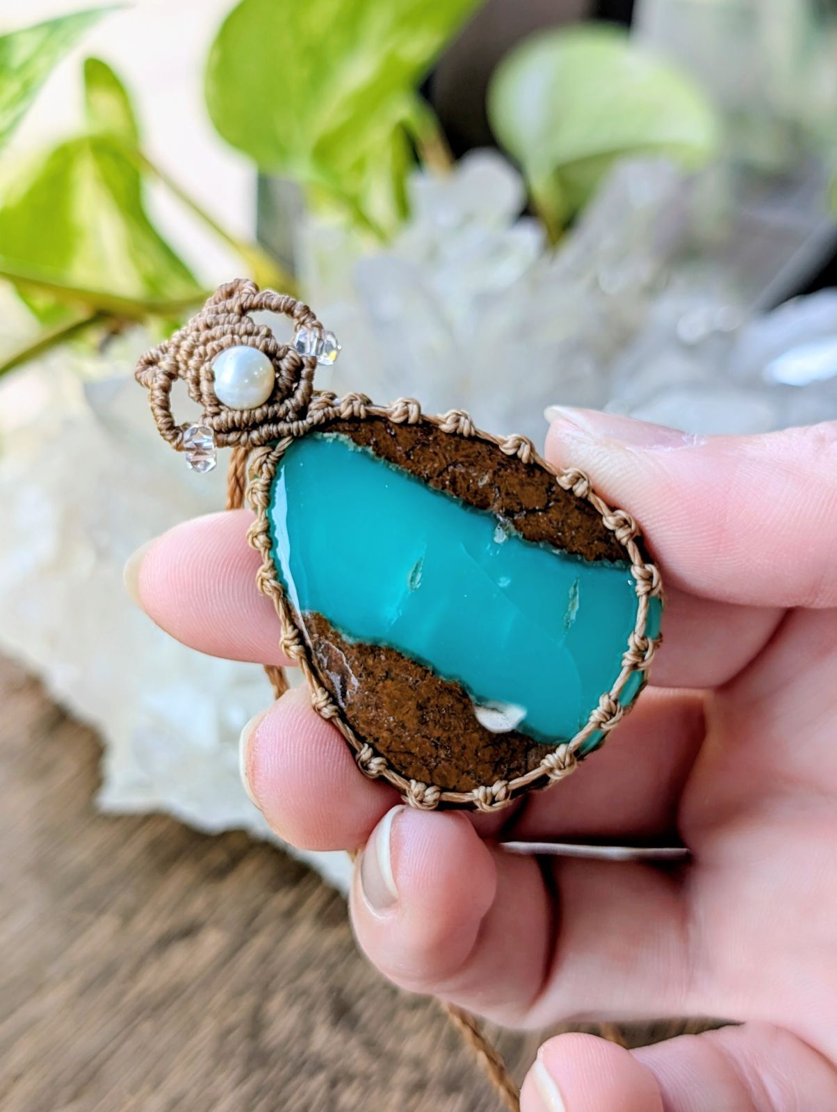 マクラメネックレス