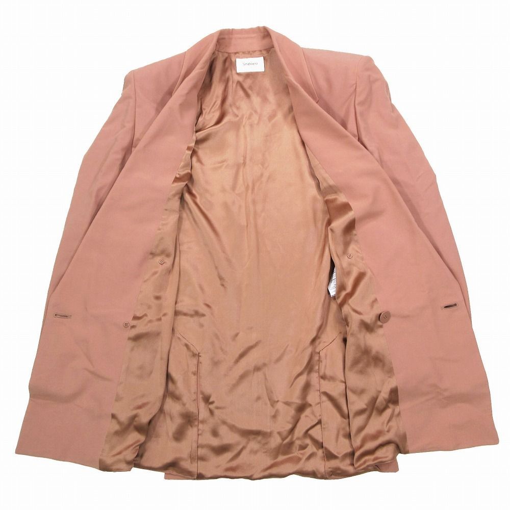 24AW SAINT LAURENT サンローラン 90年代 シルククレープ スーツ
