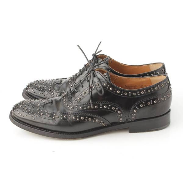 チャーチ】Church バーウッド スタッズ ウィングチップ レザー ドレス