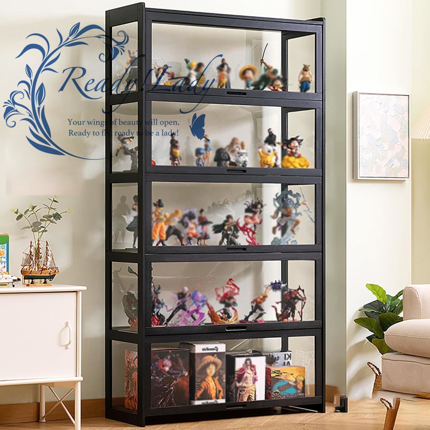 木製 コレクション棚 コレクションオープンラック｜ヴィンテージスタイルの木製収納棚｜通販