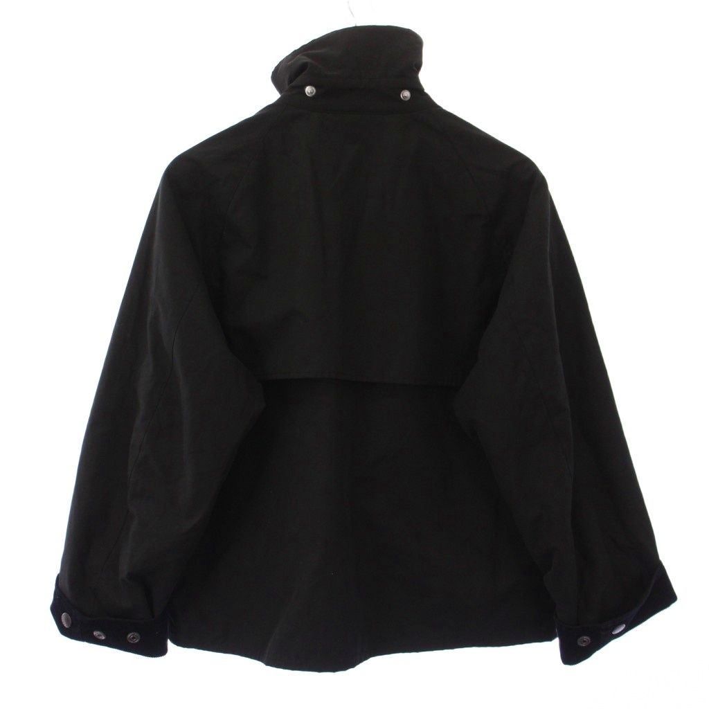 バブアー Barbour 24AW SPEY スタンド ジャケット アウター ショート丈 ワン 切替 M 黒 ブラック BB