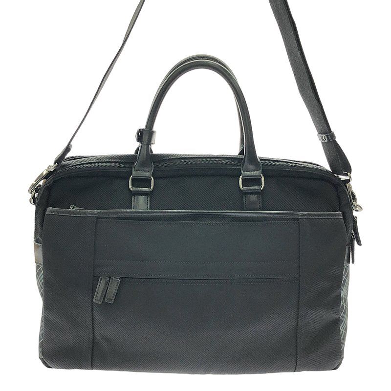 BURBERRY BLACK LABEL ビジネスバッグ ブラック/チェック ナイロン