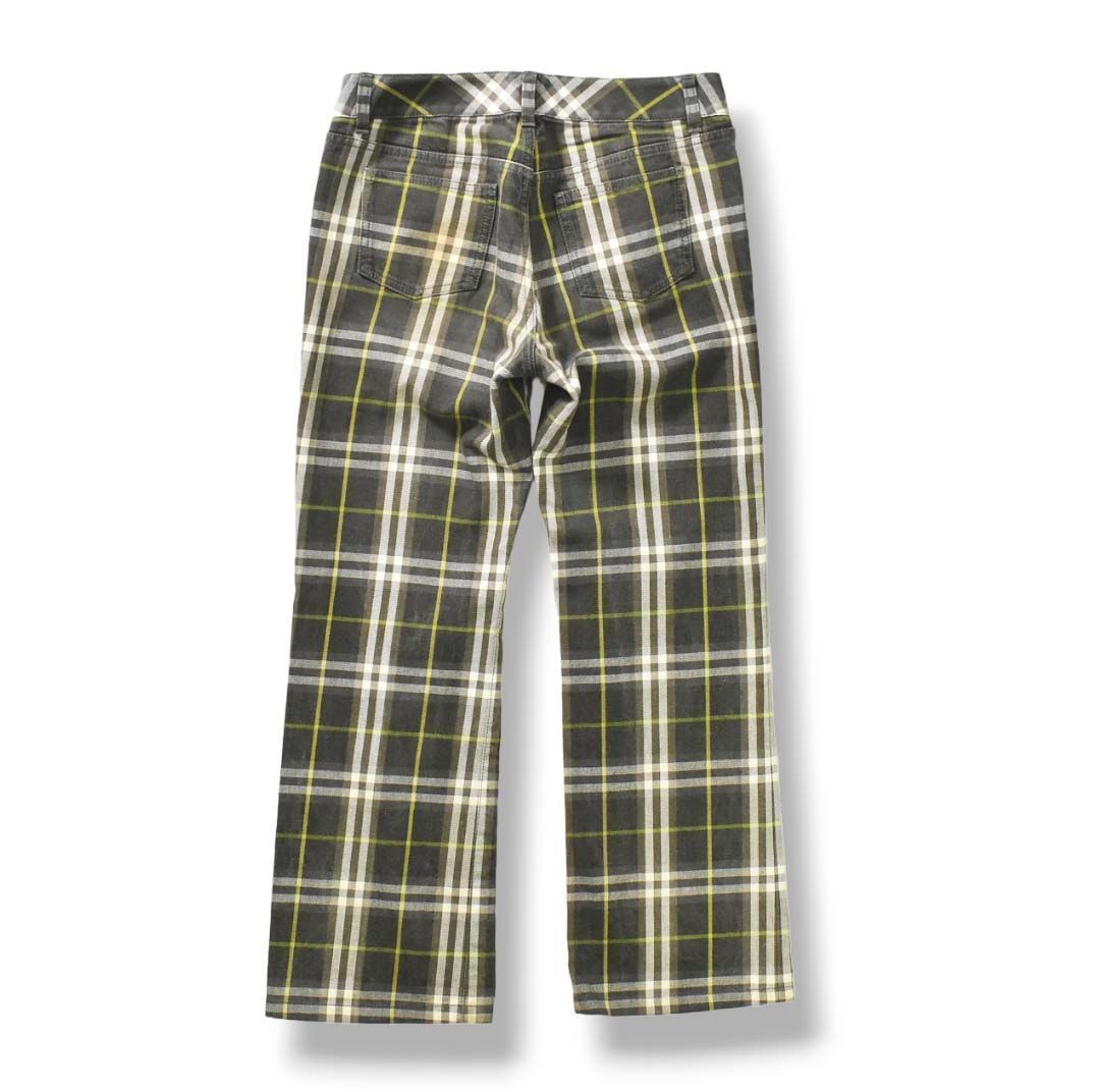 ゼニス新作モデル バーバリーロンドン BURBERRY LONDON ノバチェック柄 フレア パンツ