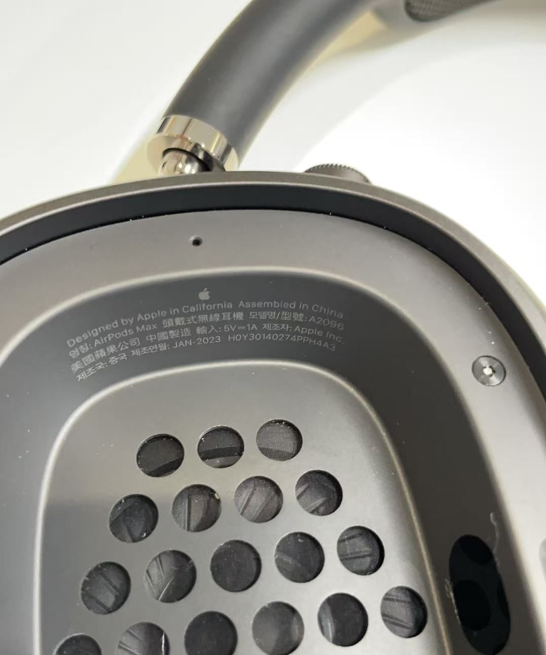 ワイヤレスヘッドホン スペースグレー