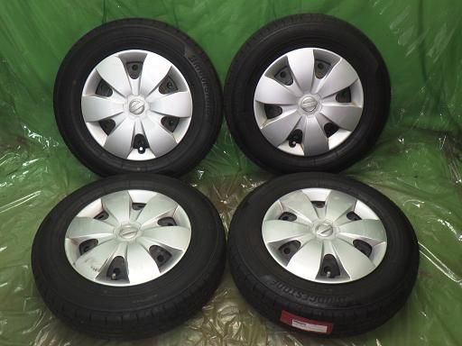 【中古】BRIDGESTONE  23年製 モコ 純正 13インチ スチール ブリヂストン エコピア