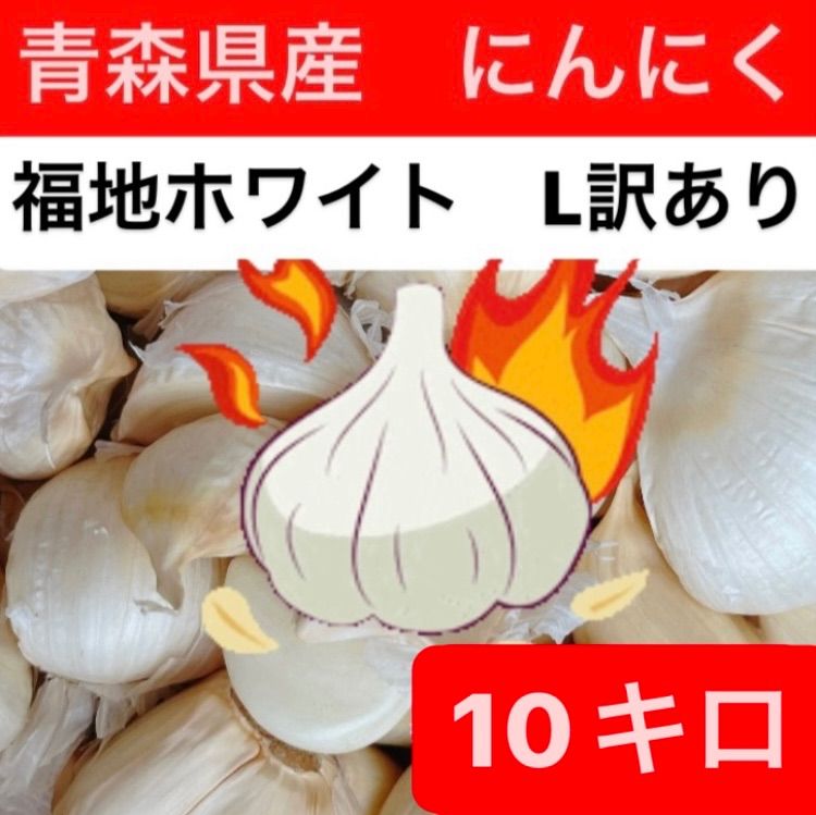 青森県産にんにく 福地ホワイト 10キロ