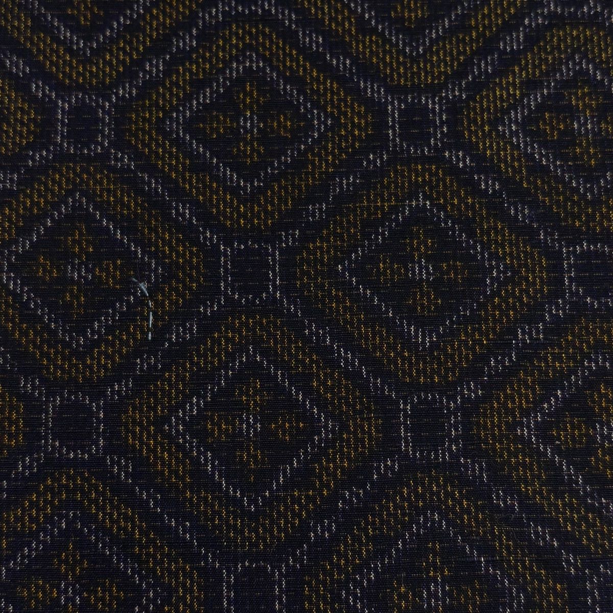 反物 秀品 紬 証紙 蜀江華文 濃紫 正絹