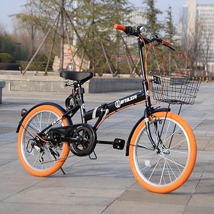 直営店に限定 折りたたみ自転車 未使用20インチ オレンジ 自転車本体